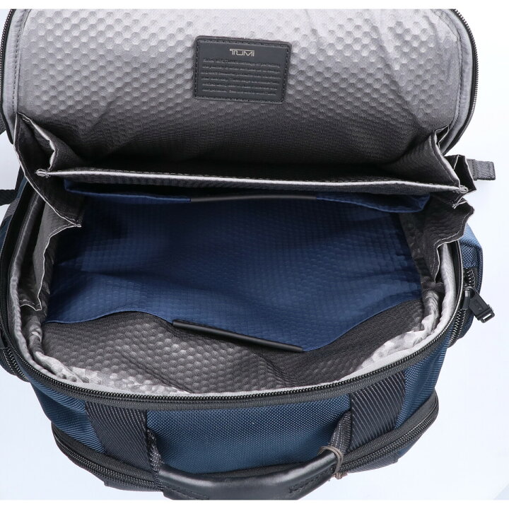 TUMI トゥミ 【新品未使用】232389NVY Alpha Bravo アルファブラボー Sheppard Deluxe Brief Pack シェパードデラックスブリーフパック ナイロン/レザー リュック・デイパック ネイビー メンズ 【中古】 | ブランドリサイクル エコスタイル