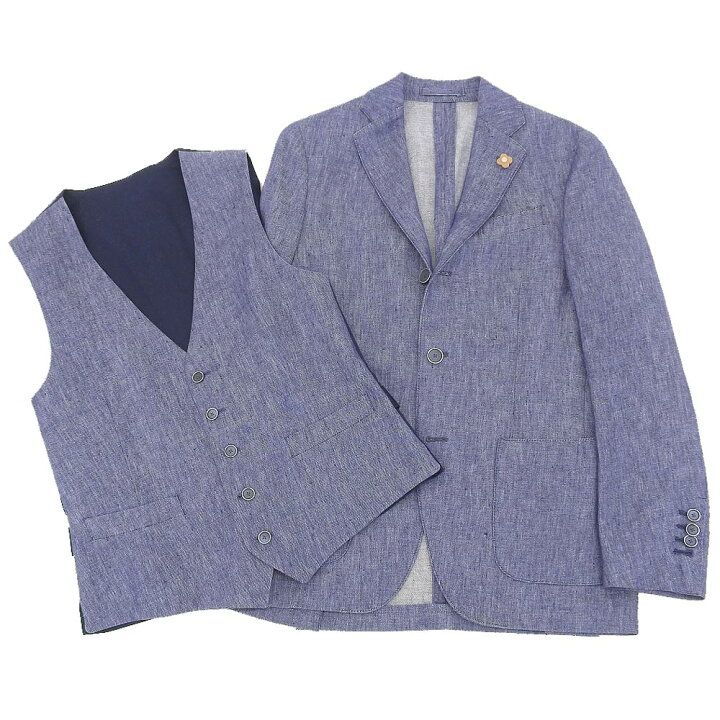楽天市場】LARDINI ラルディーニ EA77003/EA903Q リネン ジレ/段返り3B 