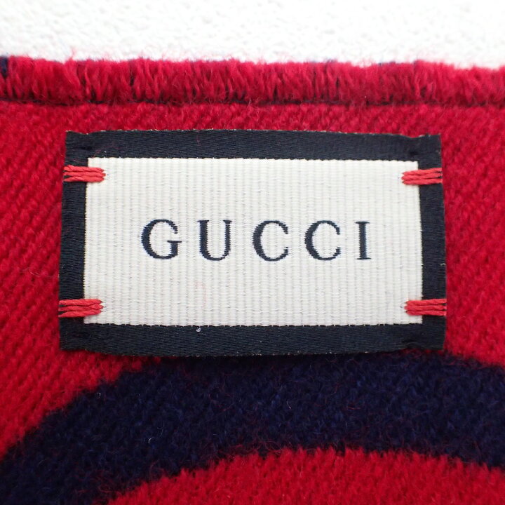 楽天市場】GUCCI グッチ 【美品】GGジャカード ウールシルク スカーフ 