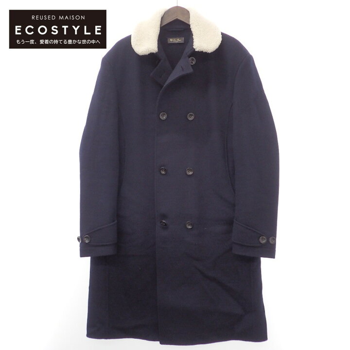 楽天市場】Loro Piana ロロピアーナ カシミヤ100% 襟ボア バックベルト  