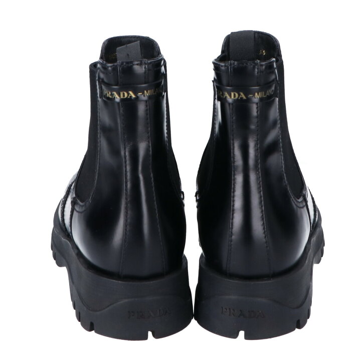 楽天市場】PRADA プラダ 【美品】ウイングチップ サイドゴアブーツ 