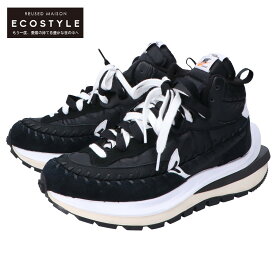 NIKE ナイキ x Jean Paul Gaultier ジャンポール・ゴルチエ DH9186-001 LD VAPORWAFFLE MIX / SACAI ヴェイパーワッフルミックス サカイ スニーカー シューズ US9.5 BLACK/BLACK-WHITE メンズ 【中古】