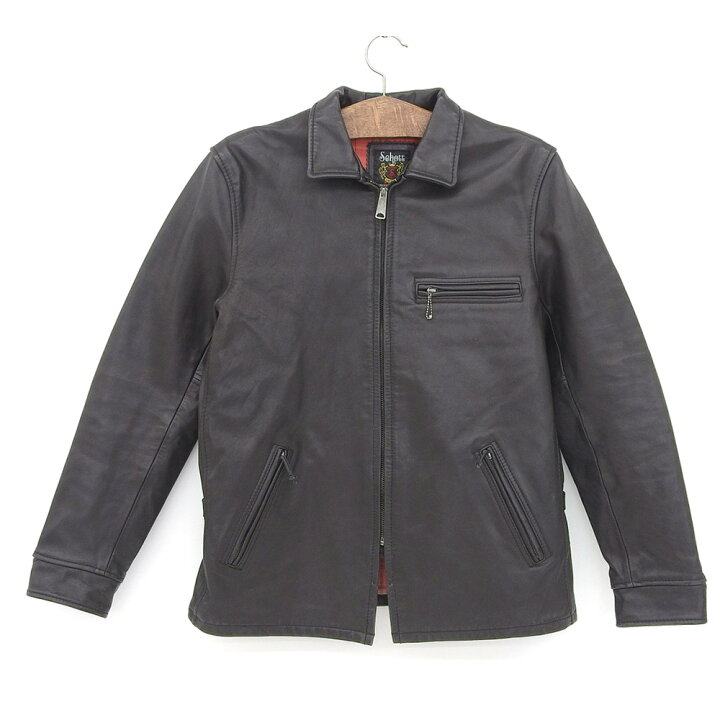 楽天市場】SCHOTT ショット 3101022 カウレザー シングル ライダース 