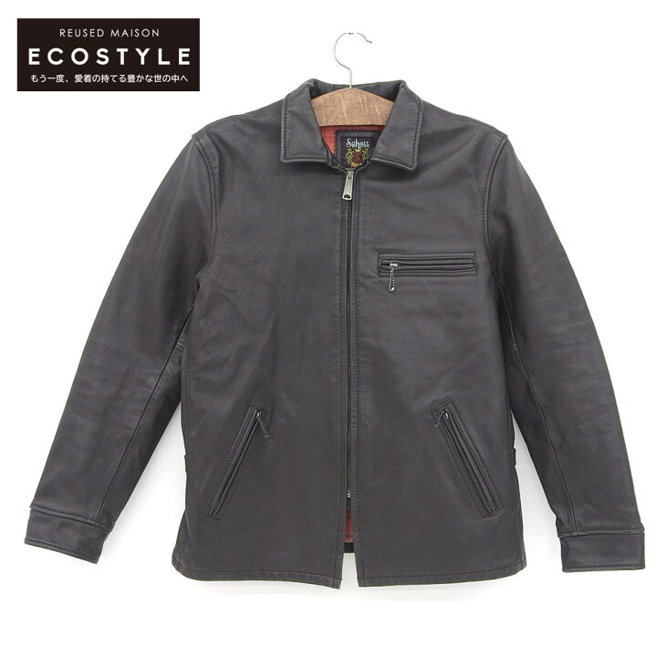 楽天市場】SCHOTT ショット 3101022 カウレザー シングル ライダース 