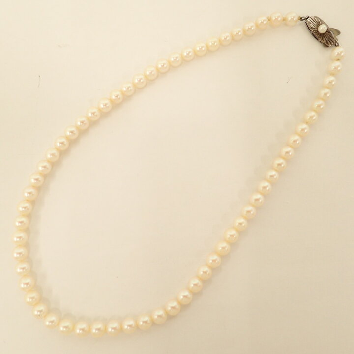 楽天市場】MIKIMOTO ミキモト SIL刻印 約5.5mmパール ネックレス 