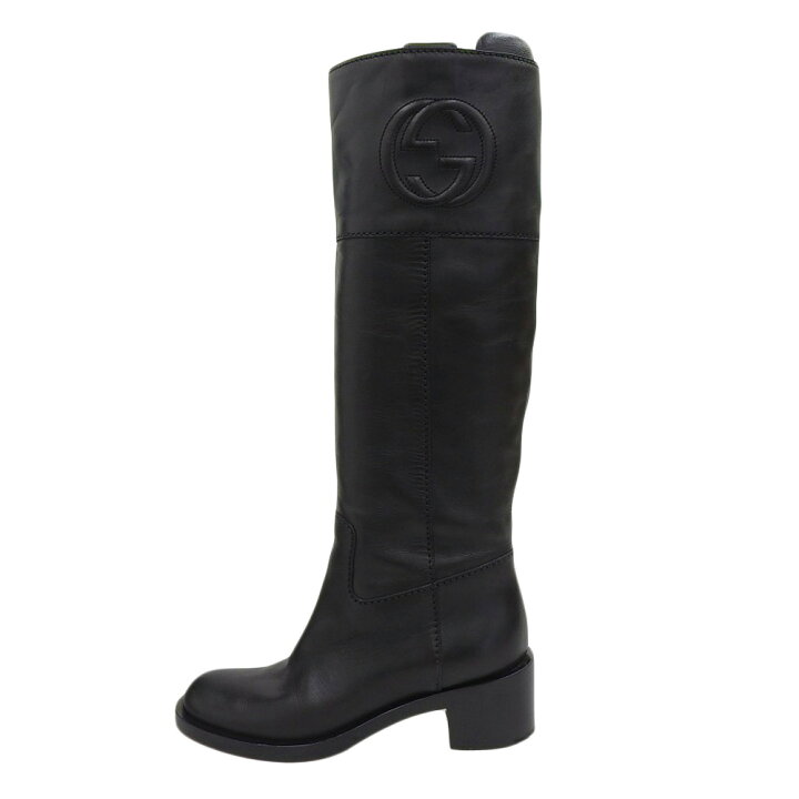 楽天市場】GUCCI グッチ 296094 インターロッキングG レザー ロング 