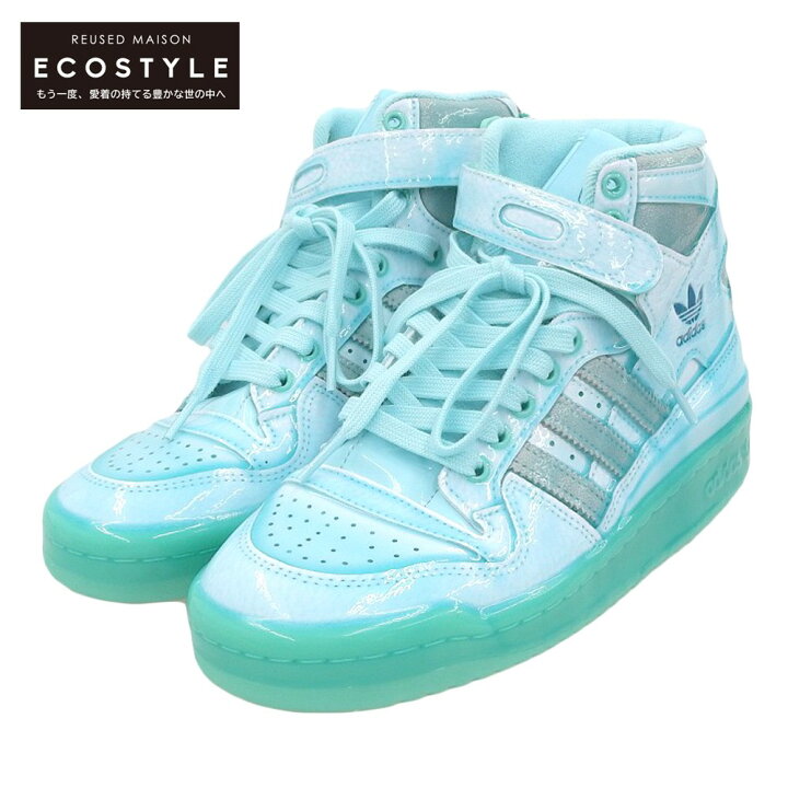 adidas アディダス 新品同様 adidas アディダス JS FORUM DIPPED ハイカットスニーカー シューズ レディース エメラルドグリーン 23 シューズ 23 エメラルドグリーン レディース 【中古】 ブランドリサイクル エコスタイル アディダス ADIDAS フォーラム ミッド パーク 緑 グリーン スニーカー