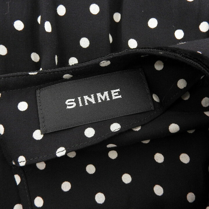 楽天市場】SINME シンメ 美品 SINME シンメ ドット柄マキシワンピース  