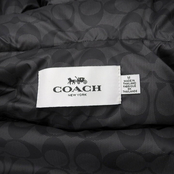 楽天市場】COACH コーチ 美品 COACH コーチ ダウンモッズコート メンズ  