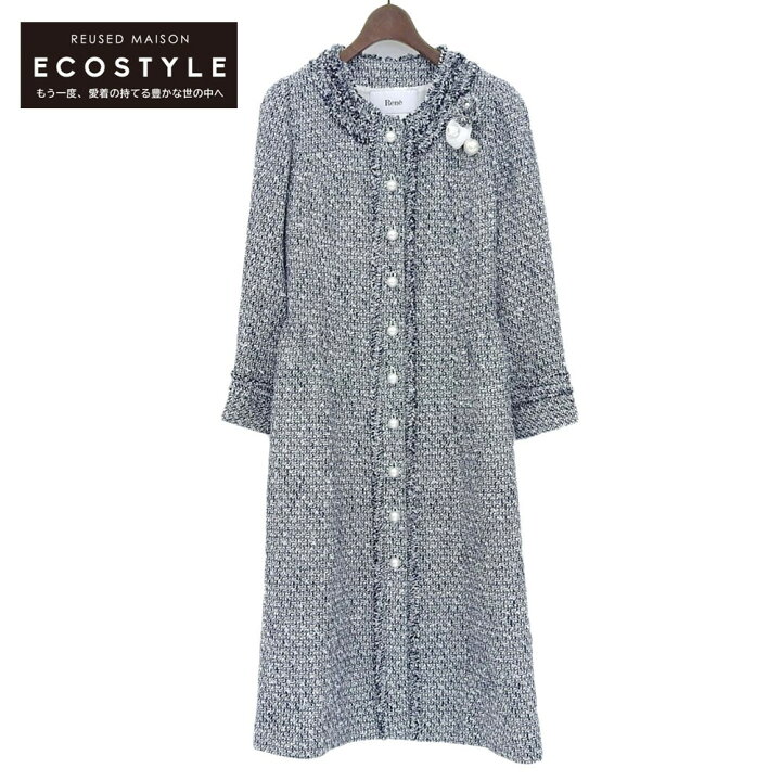 楽天市場】Rene ルネ 美品 Rene ルネ TISSUE ツイード ボタンダウン  