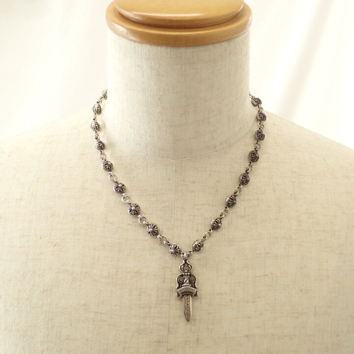 楽天市場】Chrome Hearts クロムハーツ ダガー クロスボールチェーン 