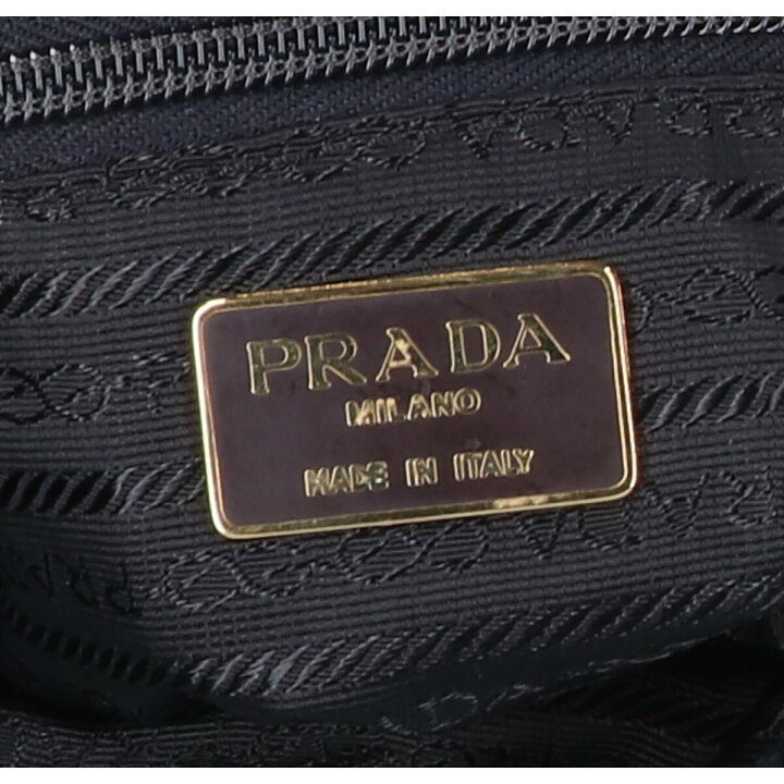 楽天市場】PRADA プラダ ベロア ビーズ刺繍 巾着 ショルダーバッグ  