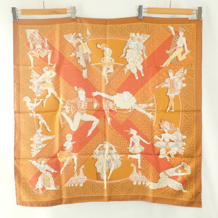 楽天市場】HERMES エルメス カレ90 LES BALLETS RUSSES ロシア バレエ 