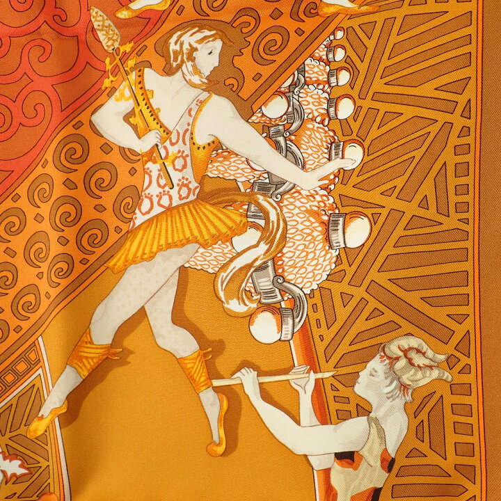 楽天市場】HERMES エルメス カレ90 LES BALLETS RUSSES ロシア バレエ 