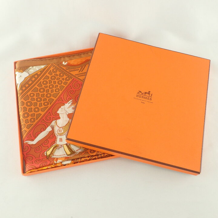 楽天市場】HERMES エルメス カレ90 LES BALLETS RUSSES ロシア バレエ 