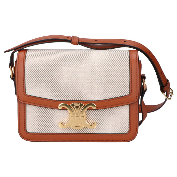 楽天市場】CELINE セリーヌ 【美品】ティーン トリオンフバッグ