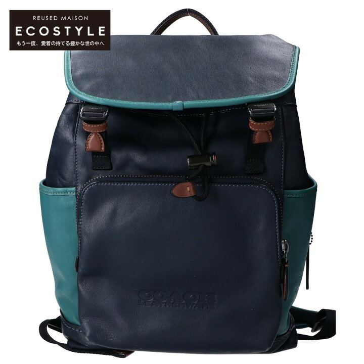 楽天市場】COACH コーチ C2662 LEAGUE FLAP BACKPACK IN COLORBLOCK  