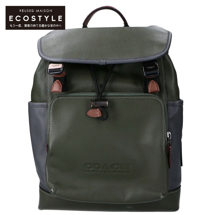 楽天市場】COACH コーチ C2662 LEAGUE FLAP BACKPACK IN COLORBLOCK  