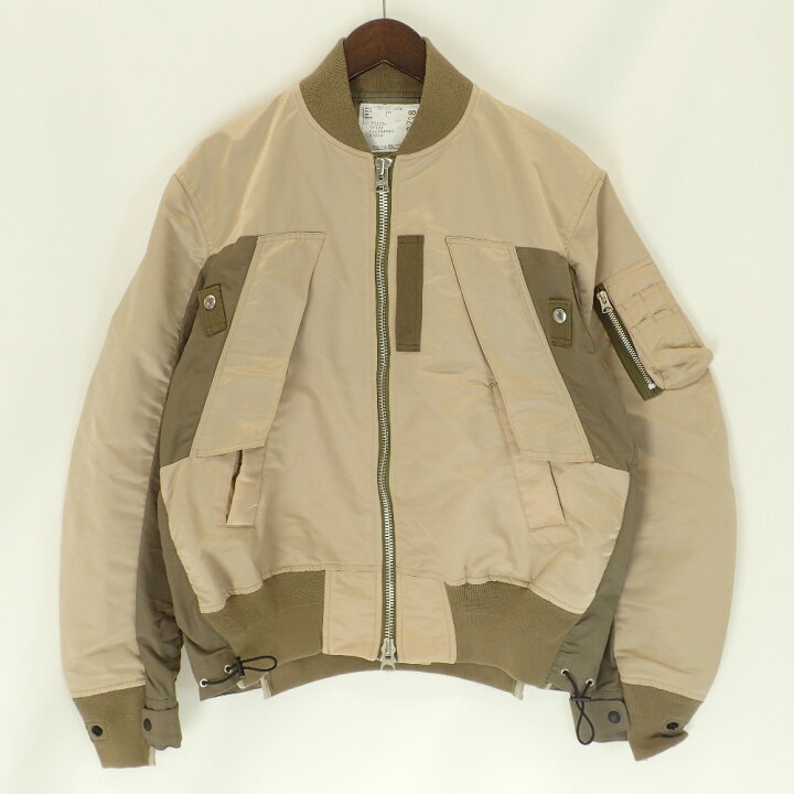 楽天市場】sacai サカイ 22-02708M 22SS Nylon Twill Mix Blouson MA-1 