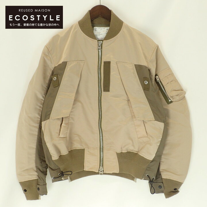 楽天市場】sacai サカイ 22-02708M 22SS Nylon Twill Mix Blouson MA-1 