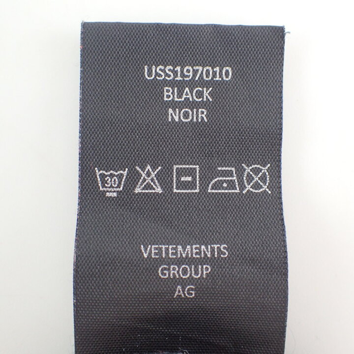 楽天市場】Vetements ヴェトモン 19SS USS197010 カートゥーン プル  