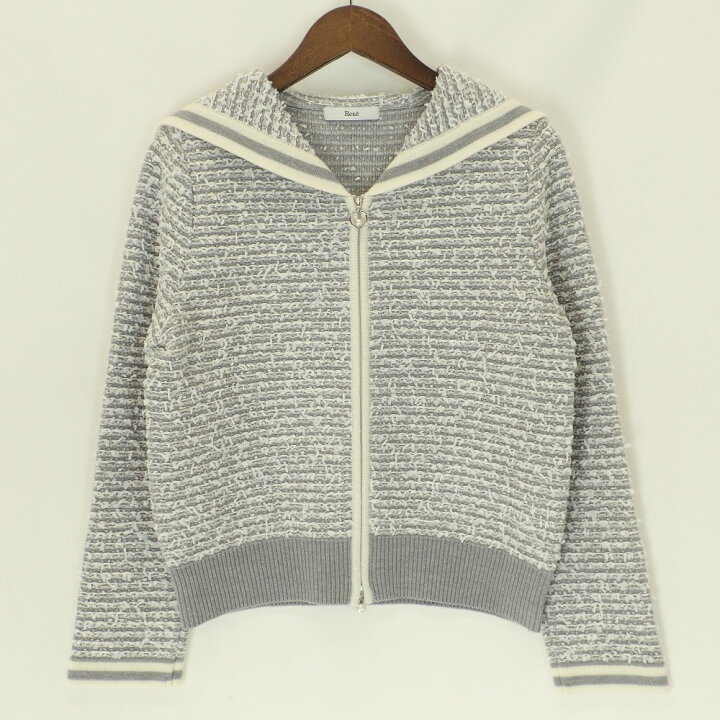 楽天市場】Rene ルネ 22年製 6242390 グレー ツイード パールジップ  