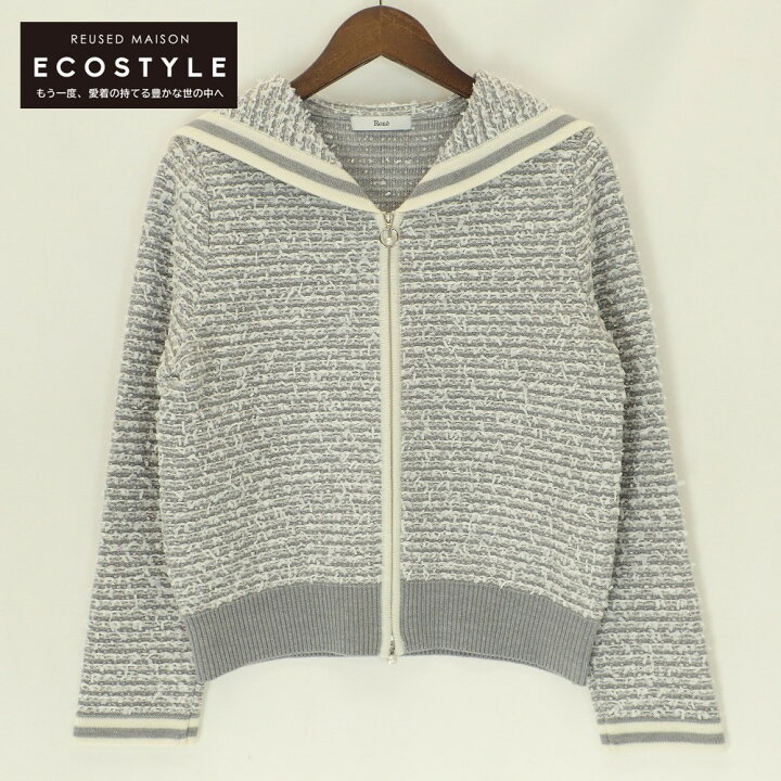 楽天市場】Rene ルネ 22年製 6242390 グレー ツイード パールジップ  