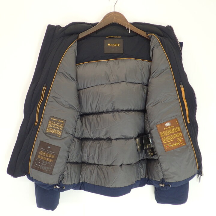 楽天市場】MOORER ムーレー 【美品】BRETT‐KN フード付ダウン 