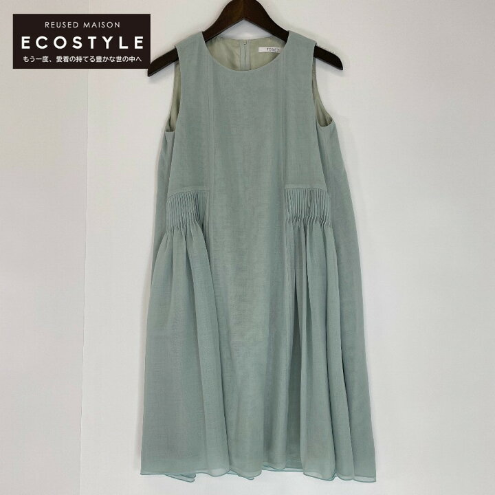 楽天市場】FOXEY フォクシー 17AW 36786 グリーン ノースリーブ 