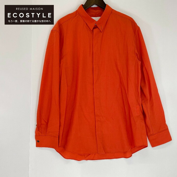 楽天市場】OVERCOAT オーバーコート T01-NKWS ｵﾚﾝｼﾞ WOOL SHIRT ﾚｷﾞｭﾗｰ 