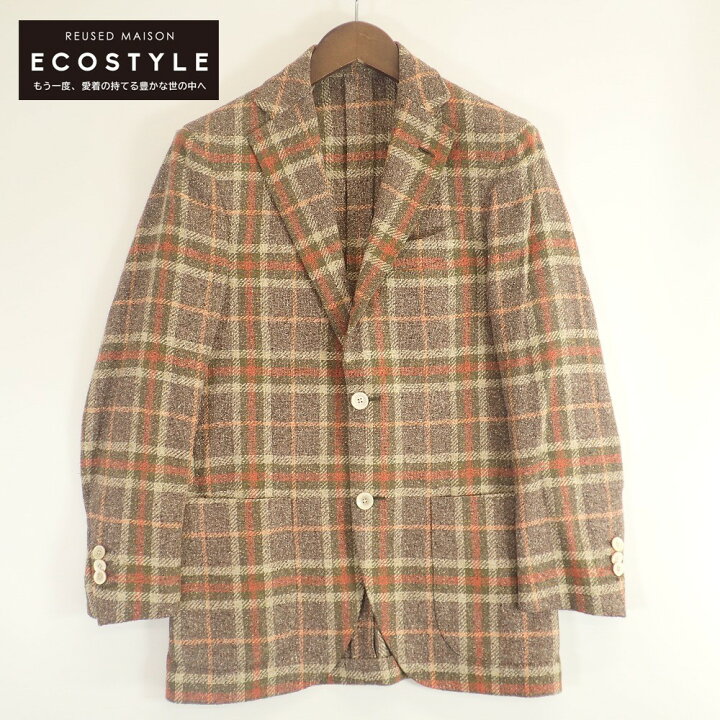 楽天市場】LARDINI ラルディーニ チェック柄 JE32526AQ シルク  