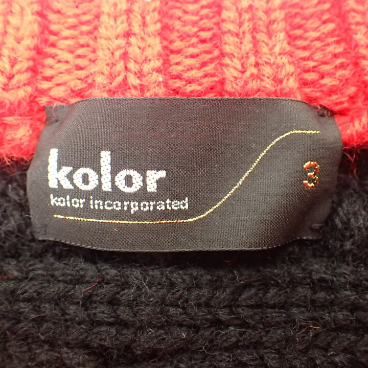 楽天市場】kolor カラー 21AW 21WCM-N11310S マルチカラー クレイジー 