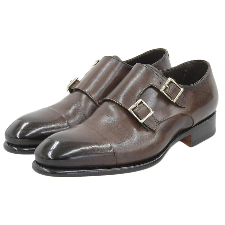 楽天市場】SANTONI サントーニ 美品 SANTONI サントーニ カーフ ダブル 