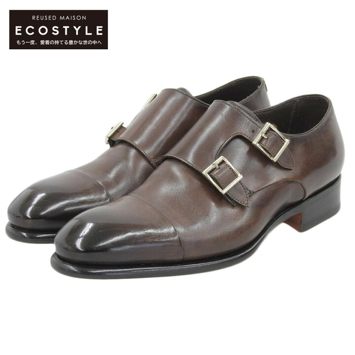 楽天市場】SANTONI サントーニ 美品 SANTONI サントーニ カーフ ダブル  