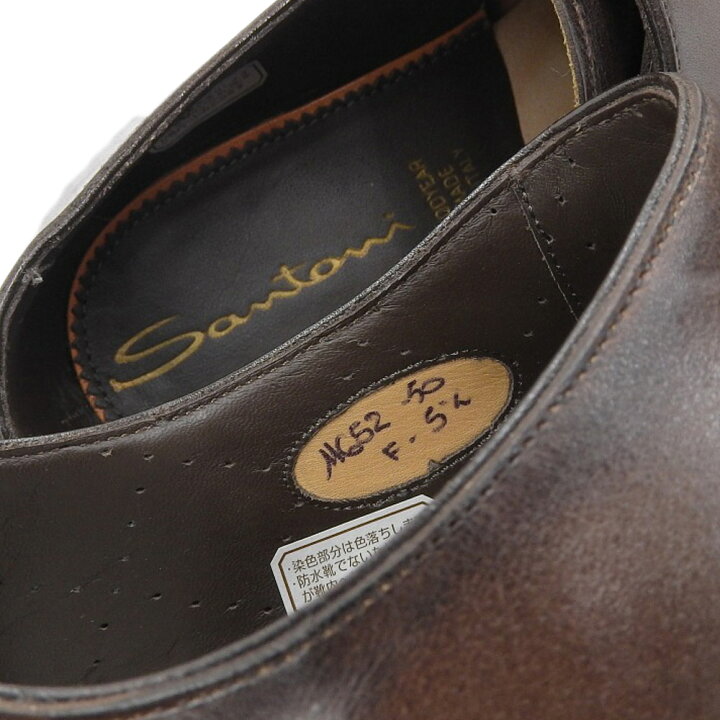 楽天市場】SANTONI サントーニ 美品 SANTONI サントーニ カーフ ダブル 