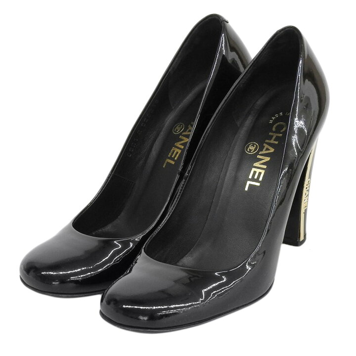 楽天市場】CHANEL シャネル 美品 CHANEL シャネル ヒール ロゴ チャン  