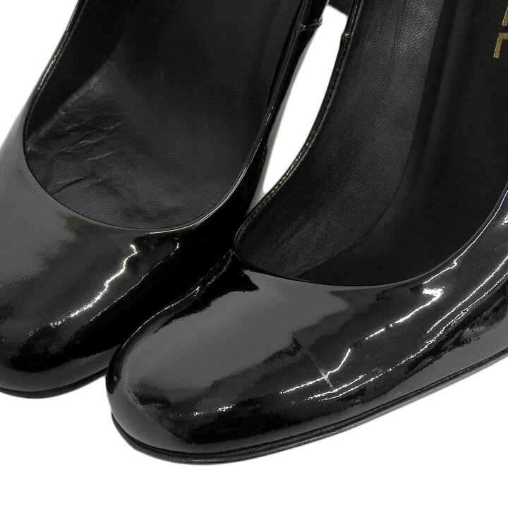 楽天市場】CHANEL シャネル 美品 CHANEL シャネル ヒール ロゴ チャン  