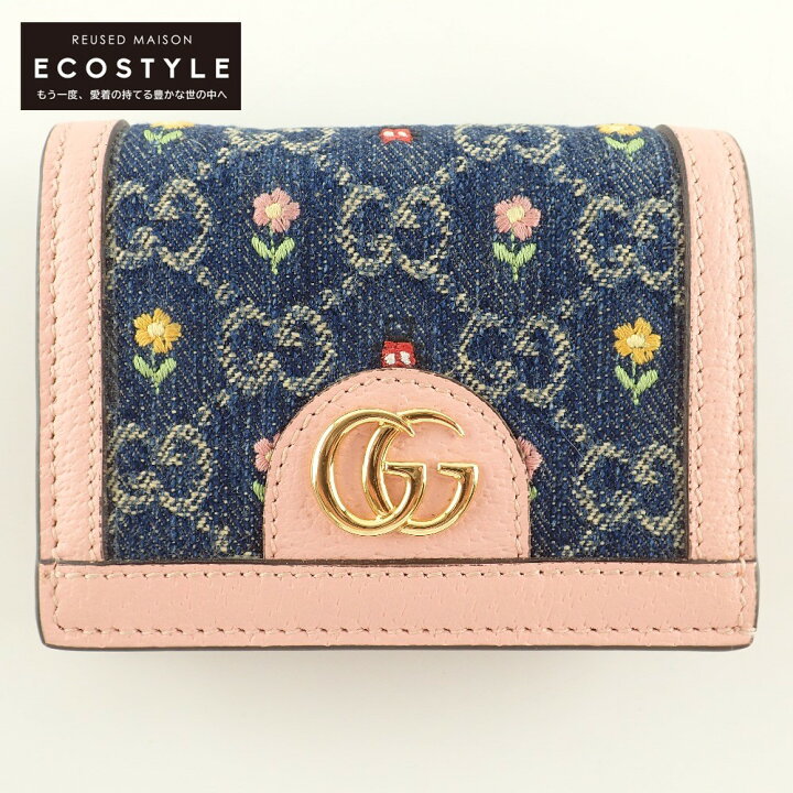 楽天市場】GUCCI グッチ 【美品】523155 2067 フローラルエンブロイ 