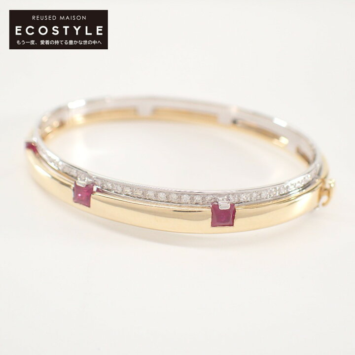 楽天市場】Damiani ダミアーニ 750YG×WG 29.0g ダイヤ×ルビー バングル  