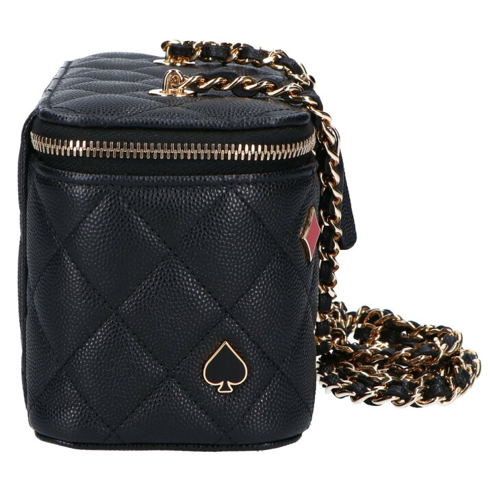 楽天市場】CHANEL シャネル キャビアスキン トランプ柄 バニティ 