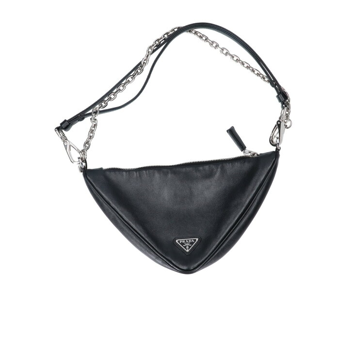 楽天市場】PRADA プラダ 1BC543 トライアングル レザー 2way チェーン 