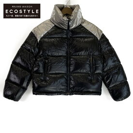 MONCLER モンクレール 【新品同様/国内正規/21年製】CUSCUTE ダウン ジャケット 0 ブラック/シルバー レディース 【中古】