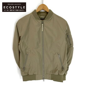 WOOLRICH ウールリッチ WWCPS2699 ベージュ エステル ボンバージャケット ジャケット XS ベージュ メンズ 【中古】