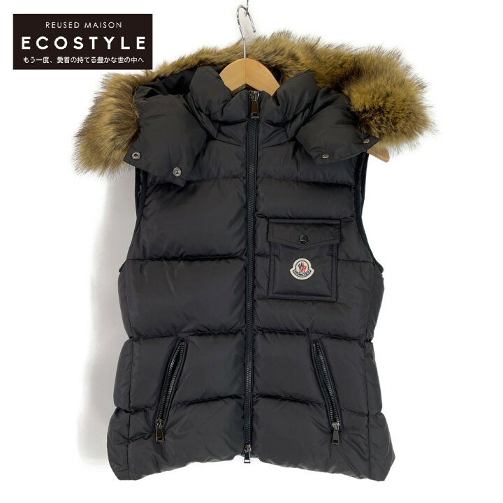楽天市場】MONCLER モンクレール 21年製 ﾌﾞﾗｯｸ ﾊﾞｲﾛﾝ ﾌｧｰﾌｰﾄﾞﾀﾞｳﾝﾍﾞｽﾄ 