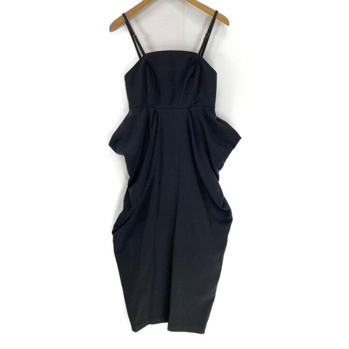 楽天市場】CLANE クラネ ブラック BARE TOP DRAPE ONEPIECE ワンピース 