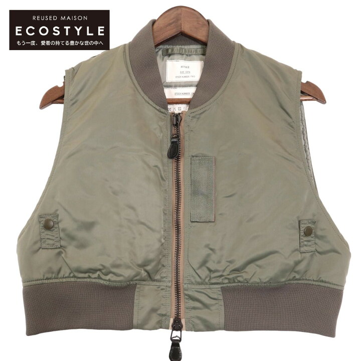HYKE) 23AW クロップドベスト