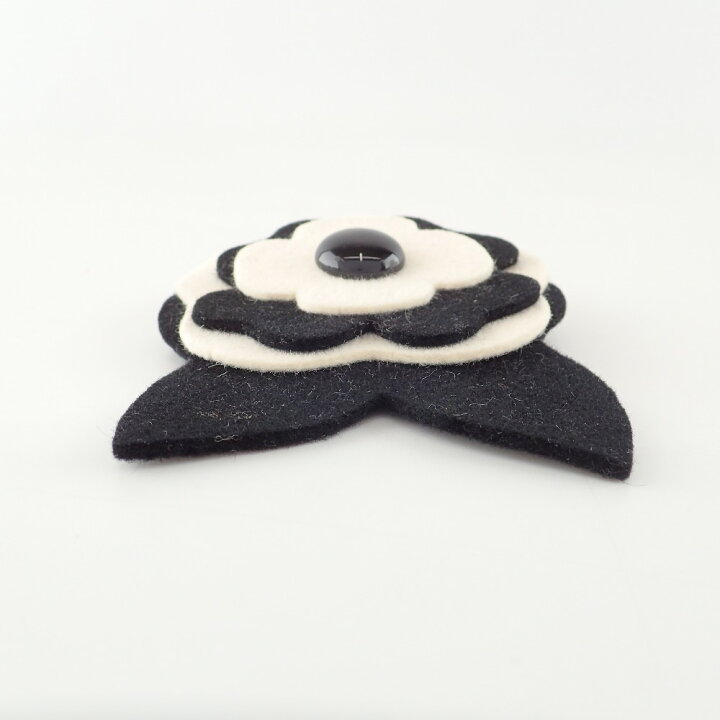 楽天市場】CHANEL シャネル 【美品】02A フェルト カメリア ブローチ 