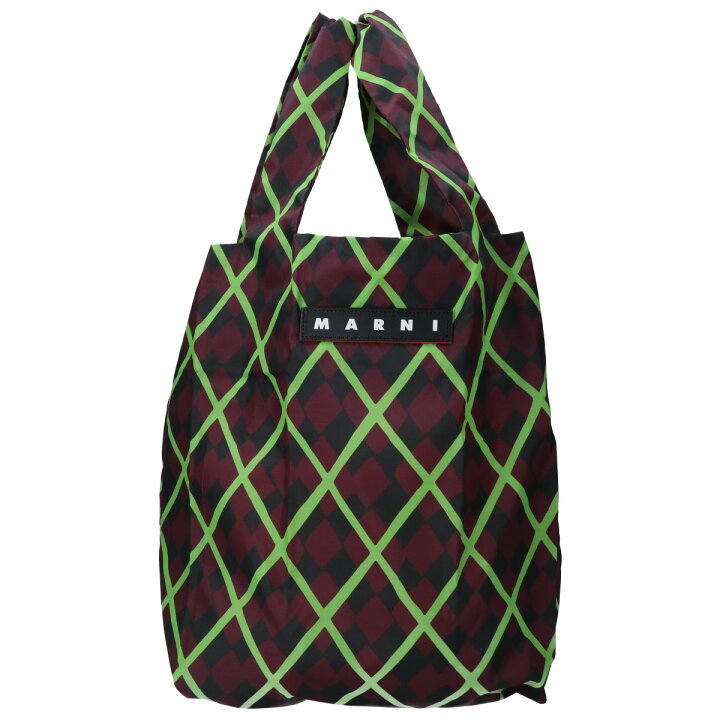 楽天市場】MARNI マルニ xPOTERポーター【美品】チェック エコバッグ  