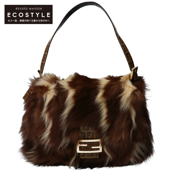楽天市場】FENDI フェンディ 2384-26325-009 スカンクファー マンマ 