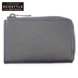 Y's ワイズ 【新品同様】YJ-A10-723-1-02 TANNED LEATHER ZIPPERED KEY CASE レザー キーケース ブラック メンズ 【中古】